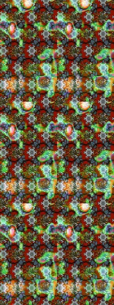 Sevimli çiçek raster deseni. Yeşil ve kahverengi renkli çiçekler. Sketch Colour Spring Theme eskiz kalıbı. Düz Çiçek Elementleri Tasarımı.