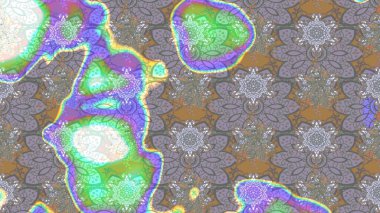 Raster illüstrasyonu. Çizim çiçek deseni duvar kâğıdı olarak kullanılabilir. Gri renkli çiçekler.