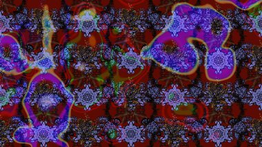 Düz Çiçek Elementleri Tasarımı. Çiçekli çiçek deseni, suluboya. Renkli Bahar Teması eskiz kalıbı. Kahverengi renkli çiçekler. Raster illüstrasyonu.