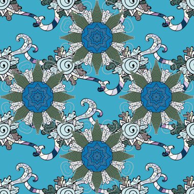 Çiçekli karalama şeklinde Raster çiçek deseni. Nazik, narin çiçek arkaplanı. Hoş renklerde çiçekler.