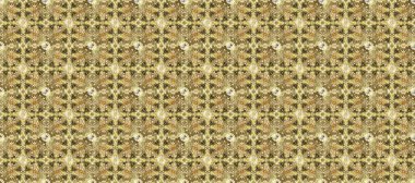 Çiçek süsü kumaş deseni, cam, çiçek desenli altın elementli bej ve kahverengi renkler. Klasik raster altın pürüzsüz desen.