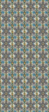 Traditional orient ornament. Seamless classic raster golden pattern. Classic vintage background. Raster illustration. Seamless pattern on gray, blue and neutral colors with golden elements.