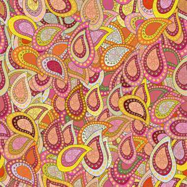 Sevimli çiçek raster deseni. Hoş renklerde çiçekler. Düz Çiçek Elementleri Tasarımı. Kusursuz Renksiz Bahar Teması Kusursuz Arkaplan.