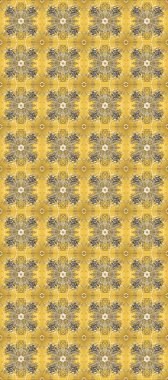 Kıvrımlı çizimler. Raster altın desen. Doğulu stil, altın elementlerle sarı, bej ve kahverengi renklerde altın desenli arabesk yapar..