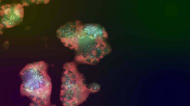 Manzaralı çiçek deseni. Sevgililer günü ve tebrik kartı konsepti için şık bir davetiye. Çiçek kompozisyonu, el boyası, hassas şablon. Üst görünüm, yumuşak kahverengi renk tarzı.