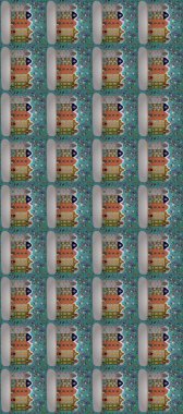 Kartpostallar, duvar kağıtları ya da tatil tasarımı için dekoratif, pürüzsüz desen. Şenlikli konfeti geçmişi olan eski Avrupa konak evlerinin renkli bir çizimi.