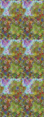 Organik elementler. Raster deseni. Botanik kusursuz desen. Suluboya etkisi.