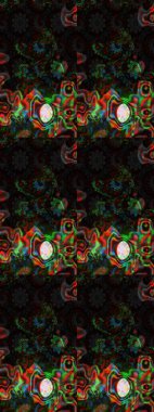 Sevimli çiçek raster deseni. Düz Çiçek Elementleri Tasarımı. Renkli Bahar Teması eskiz kalıbı. Siyah ve gri renkte çiçekler.