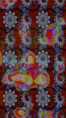 Sabıka fotoğraflarında, bebek kıyafetlerinde, duvar kâğıtlarında, paket kutularında falan kullanılabilir. Zarif, parlak ve eskiz kahverengi ve gri çiçek desenli tasarım.