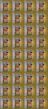 Kartpostallar, duvar kağıtları ya da tatil tasarımı için dekoratif, pürüzsüz desen. Şenlikli konfeti geçmişi olan eski Avrupa konak evlerinin renkli bir çizimi.