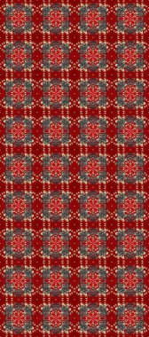 Gri, kahverengi ve kırmızı yerine altın rengi, klasik barok çiçeksiz desenler. Süslü raster dekorasyonu. Lüks, kraliyet ve Viktorya dönemi konsepti. Gri, kahverengi ve kırmızı renklerde altın element.