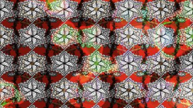 Taslak desenli, modaya uygun kumaş deseni. Renkli Bahar Teması eskiz kalıbı. Raster illüstrasyonu. Şirin çiçek elementleri. Düz Çiçek Elementleri Tasarımı.