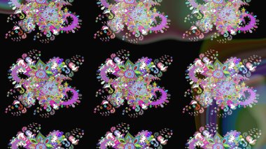 Flower eskiz arka planı. Şatafatlı bahar bahçesi dokusu. Çiçek deseni. Raster illüstrasyonu.