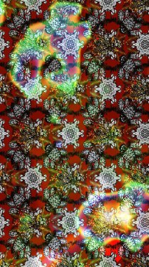 Kahverengi ve gri renklerde. Soyut çiçek çizim kalıbı arka planı. Küçük çiçekteki sevimli çiçek deseni. Raster illüstrasyonu. Raster deseni.