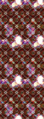 Kızılderili desenli desenli desenli şal deseni. Tekstil, tebrik kartı, boyama kitabı, telefon kılıfı baskısı için kullanılabilir. Etnik Mandala süsü. Raster Henna dövme stili.