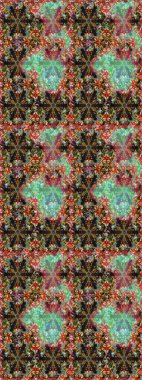 Çizim raster deseni. Güzel kumaş deseni. Çiçek arka planı.