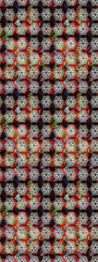 Raster Moda kumaş deseni. Çizgi çizimi kalıbı. Şirin çiçekler..