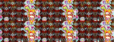 Eski model. Dekorasyon ve tasarım için güzel bir desen. Suluboya çizim kalıbı. Çiçeğin suluboya çizimlerinin mükemmel deseni. Moda yazdırma.