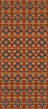 Kusursuz damaske klasik altın desen. Kahverengi, kırmızı ve gri renklerde altın rengi kusursuz desen. Altın elementlerle. Raster illüstrasyonu. Tekrarlayan ögelerle soyut arkaplan Raster.