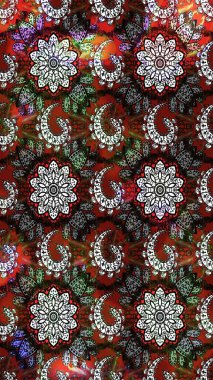 Renkli Bahar Teması eskiz kalıbı. Gri ve siyah renkli çiçekler. Raster illüstrasyonundaki çiçek desenli çizim. Düz Çiçek Elementleri Tasarımı.