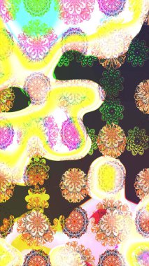 Bahar mevsimi. Tatil havası. Nazik romantik baskı. Raster güzel bir çiçek deseni çiziyor..