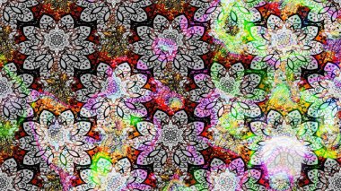 Küçük çiçekteki sevimli çiçek deseni. Gri ve nötr renkte çiçekler.