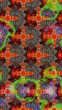 Suluboya, elle çizilmiş. Raster hisseleri. Eskiz arkaplan modeli. Kahverengi üzerine çiçekler.