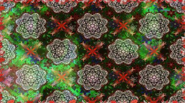 Modaya uygun kumaş deseni. Sevimli çiçek raster deseni. Düz Çiçek Elementleri Tasarımı. Renkli Yaz Temalı Kusursuz Arkaplan.