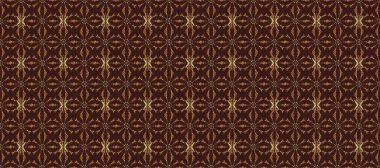 Arkaplan, kumaş, altın duvar kağıdı. Kahverengi, mor ve bej renklerdeki altın desenli altın elementler. Düz elle çizilmiş klasik koleksiyon. Raster altın pürüzsüz desen.