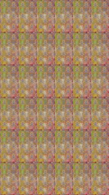 Kahverengi ve bej renkli çiçekler. Renkli Bahar Temalı Kusursuz Arkaplan. Düz Çiçek Elementleri Tasarımı. Sevimli çiçek raster deseni.