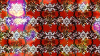 Kumaş, duvar kağıdı ve kağıt üzerine baskı yapmak için gelişen arka plan. Raster illüstrasyonu. Moda arka planında parlak buketler. Eski usul küçük çiçekli şirin bir eskiz deseni..