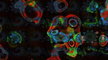 Eskiz Vintage Çiçek Deseni. Raster Kalça dokusu deseni.