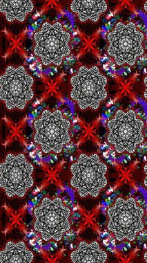 Raster illüstrasyonu. Desen, çizim, çiçek sınırı. Çiçek çelengi. Kıvırcık, parlak örgü. Güzel, parlak, pürüzsüz kumaş, tuval. Klasik eski arkaplan.