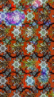 Karşılama ya da düğün geçmişi olarak kullanılabilir. Kahverengi, turuncu lale çiçekli Raster eskiz deseni. Doğal kozmetik ürünleri, parfüm, çiçekçi dükkanı için bahar ihalesi tasarımı. Paket kağıdı için en iyisi..