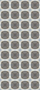 Doğulu stil, altın elementli gri, bej ve nötr renklerde altın desenli arabesk yapar. Kusursuz kıvırcık saçlar. Raster altın desen.