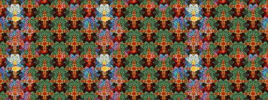 Küçük çiçekteki sevimli çiçek deseni. Güzel karalamalı çiçek desenli çizim. Raster illüstrasyonu. Güzel kumaş deseni.