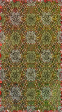 Güzel kumaş deseni. Güzel suluboya çiçek buketi pürüzsüz desen.