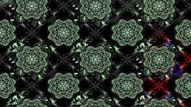 Çiçekli çiçek deseni, suluboya. Raster deseni. Küçük çiçekte güzel bir çiçek deseni..