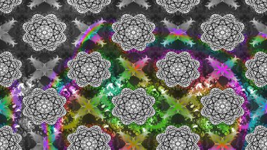 Fantezi çiçekli eskiz deseni, doğal duvar kağıdı, çiçek desenli kıvrım çizimi. Paisley el çizimi elementler. Ev dekoru.