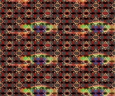 Yumuşak, bahar çiçekleri siyah ve kahverengi renklerde. Raster illüstrasyonu. Raster çiçek desenli ve çiçekli..