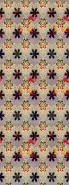 Bej ve gri renkli çiçekler. Yumuşak, yaz çiçekli arka plan. Raster çiçek desenli ve çiçekli..