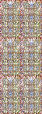 Gri ve nötr çiçekli kusursuz desen suluboya çiçek deseni, şirin çiçek, duvar kağıdı, kart veya kumaş için fayanslı. Raster - stok.