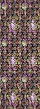 El çizimi Raster çizimi. Çizim çiçek deseni duvar kağıdı, web sitesi arka planı, ambalaj kağıdı, davetiye, broşür, afiş veya web sitesi için kullanılabilir. Karalama elementleri.