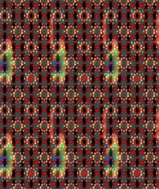 Nazik, narin çiçek arkaplanı. Siyah ve kırmızı renkte çiçekler. Raster çiçek desenli ve çiçekli..