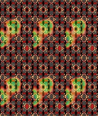 Raster güzel kumaş deseni çiziyor. Renkli Bahar Teması eskiz kalıbı. Çiçek deseni. Düz Çiçek Elementleri Tasarımı.