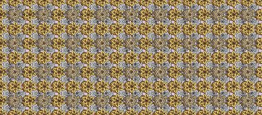Barok tarzında kusursuz bir doğulu süsü. Gri, kahverengi ve altın elementli nötr renklerde geleneksel klasik altın raster deseni.