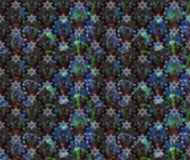 Küçük çiçekli basit bir çiçek çizimi. Raster illüstrasyonu. Siyah renkte sevimli çiçekler. Moda baskısı, albüm, ambalaj kağıdı, duvar kağıdı için zarif dekoratif süslemeler..