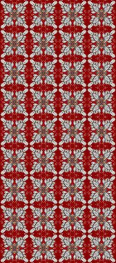 Kış kar dokusu duvar kağıdı. Noel altın kar tanesi kusursuz desen. Kırmızı, gri ve beyaz renklerde altın kar taneleri. Sembol tatili, yeni yıl kutlaması, altın desenler..