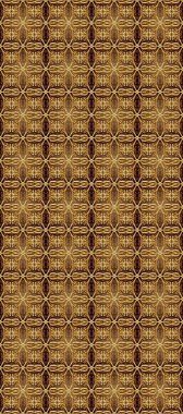 Barok tarzında kusursuz bir doğulu süsü. Bej, kahverengi ve sarı renklerde geleneksel, klasik, kusursuz desenler..