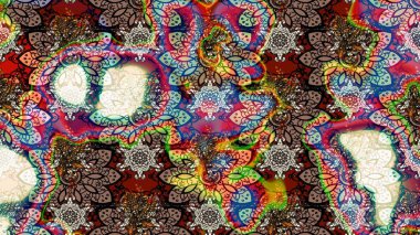 Beautiful watercolor Bouquet of summer flowers sketch pattern. Nice fabric pattern.